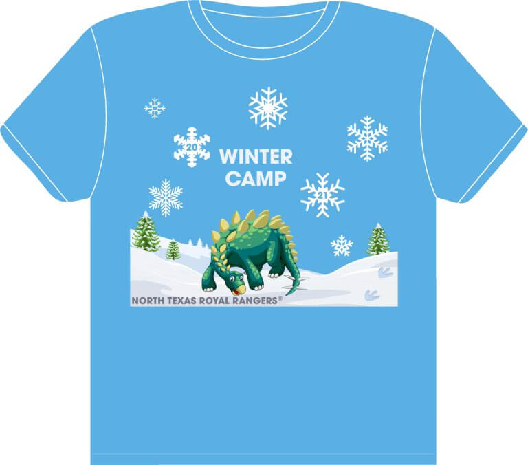 2021 Winter Camp – T-shirt Placement 2021 Winter Camp T-Shirt